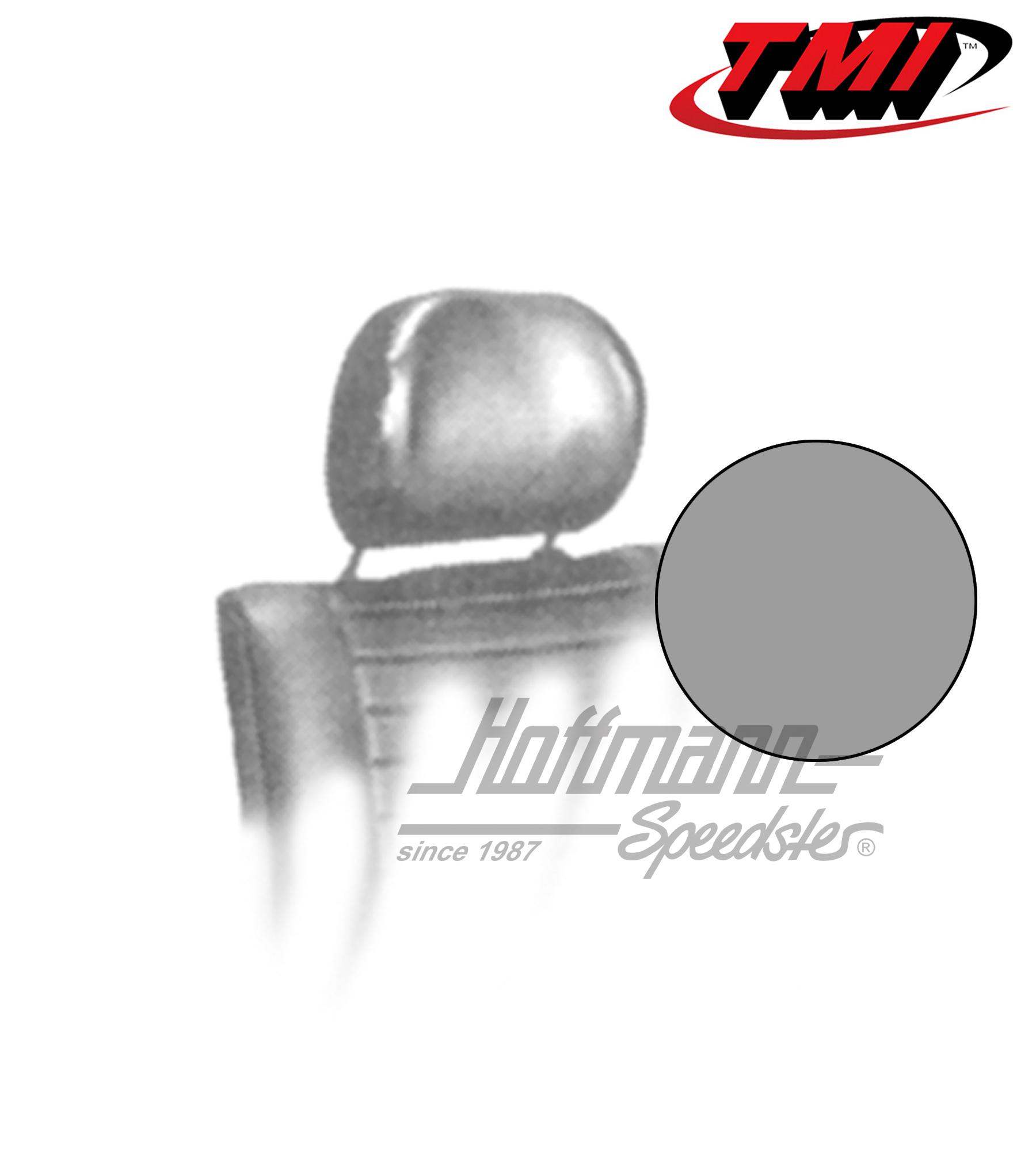 Fundas de reposacabezas, 8.75-, gris | 43-1010-16 | 055-7035