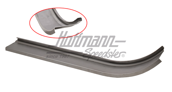 Chapa de reparación, puerta, inferior, interior, dcha. | 211 831 106 D | 096-0034-02