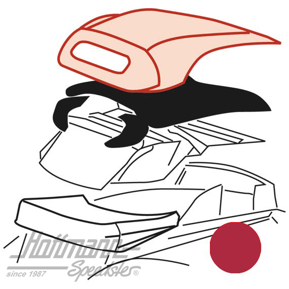 Capota, 8.72-.80, Sonnenland, roja |  | 020-4672-60