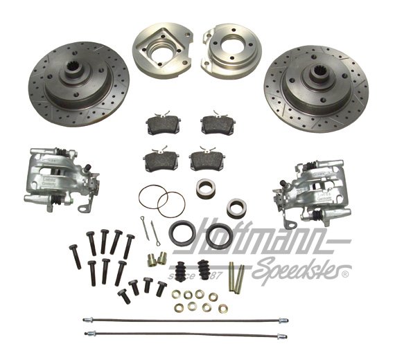 Freno de disco HA, perforado, 4 agujeros,/círculo de agujero 130, brazo oblicuo | BA KER 33 HS | 020-3918