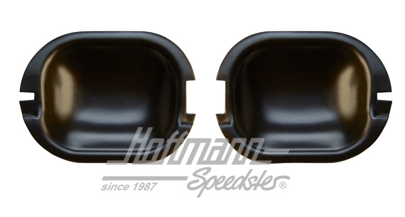 Protecciones de manilla de la puerta, aluminio, negras, Golf 8.83- | 50028 | 200-6645