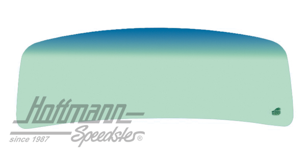 Parabrisas, Cabriolet, 8.64-, verde / franja azul | 151 845 101 FGB | 020-6006-10