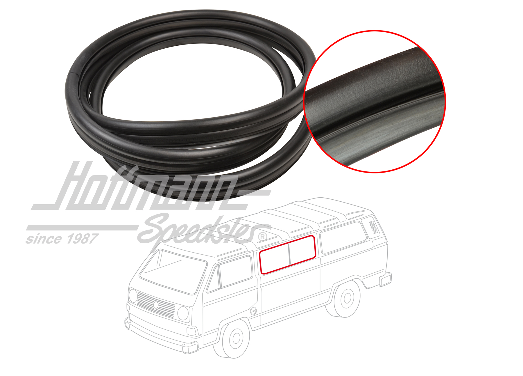 Junta de ventana corredera, en el medio, 8.84-7.92, izquierda | --- --- --- | 350-5431