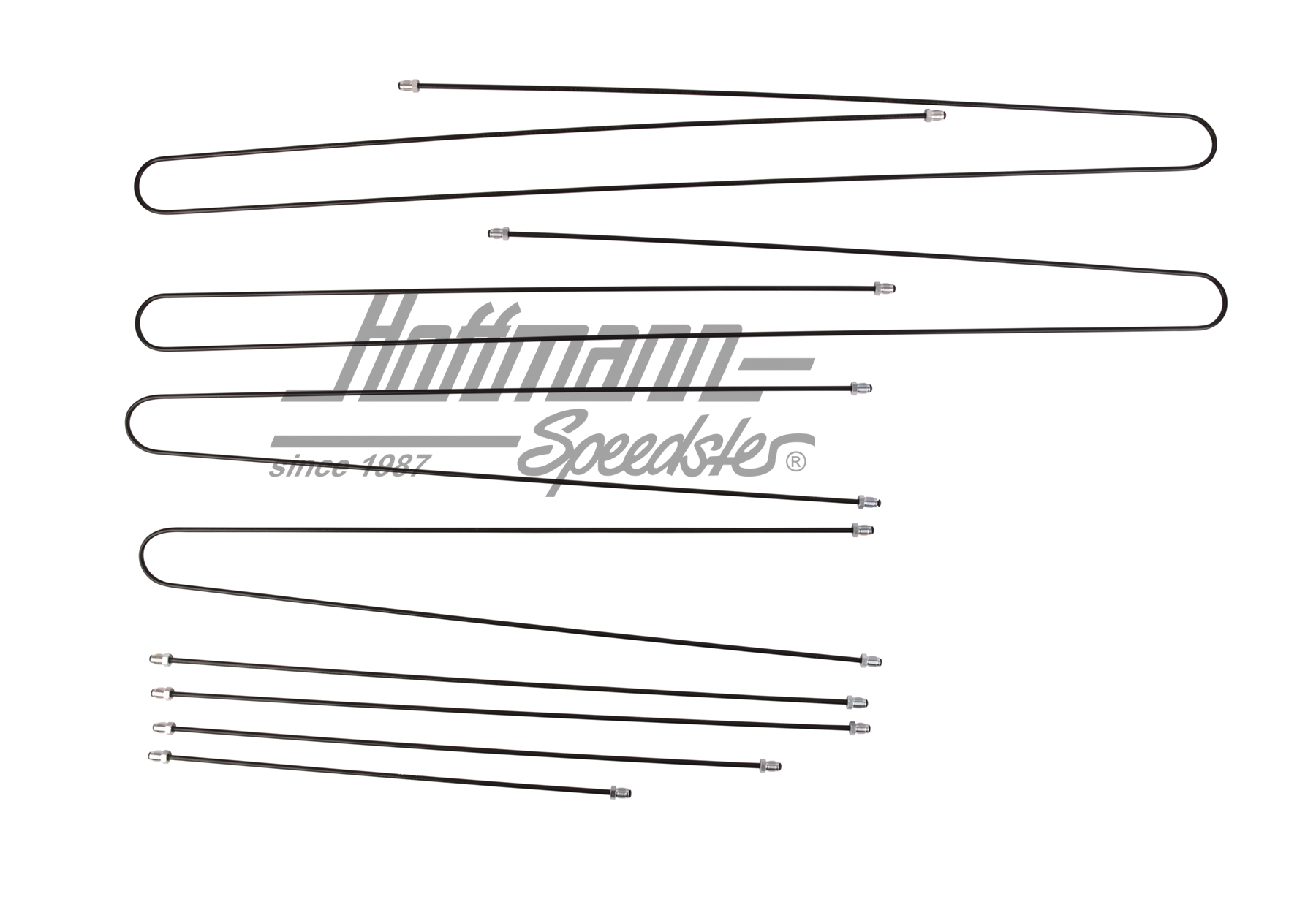 Juego de tuberías de freno, Golf 2, con servofreno y regulador potencia de frenado | --- --- --- | 206-2618