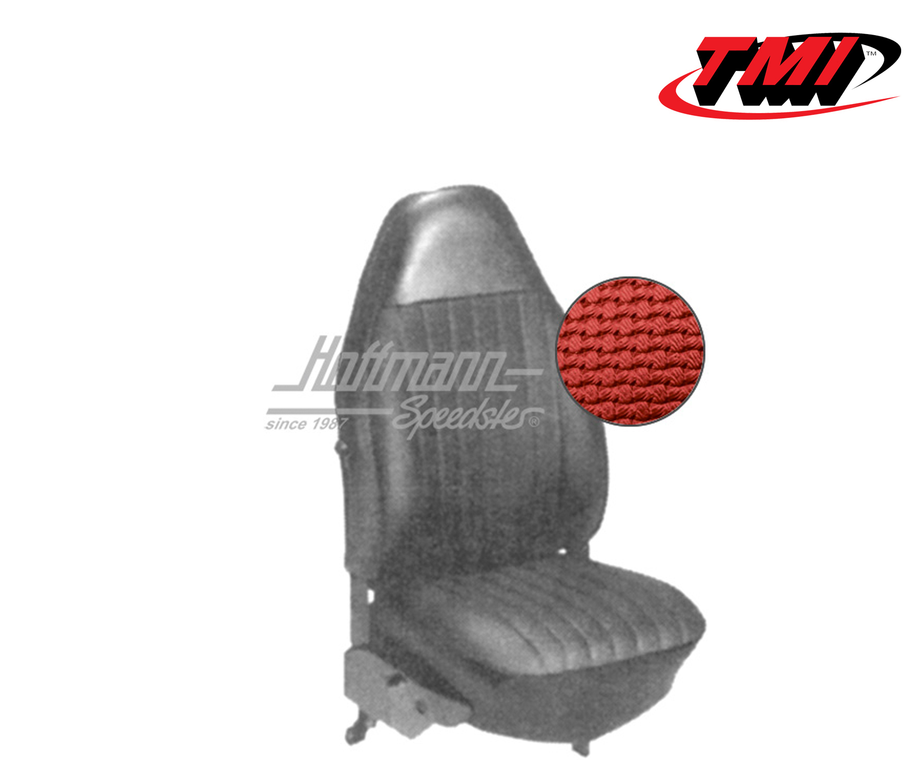 Fundas de asientos, Sedán, 72-73, tejido de cesta, rojo | 43-1127-07 | 055-5210