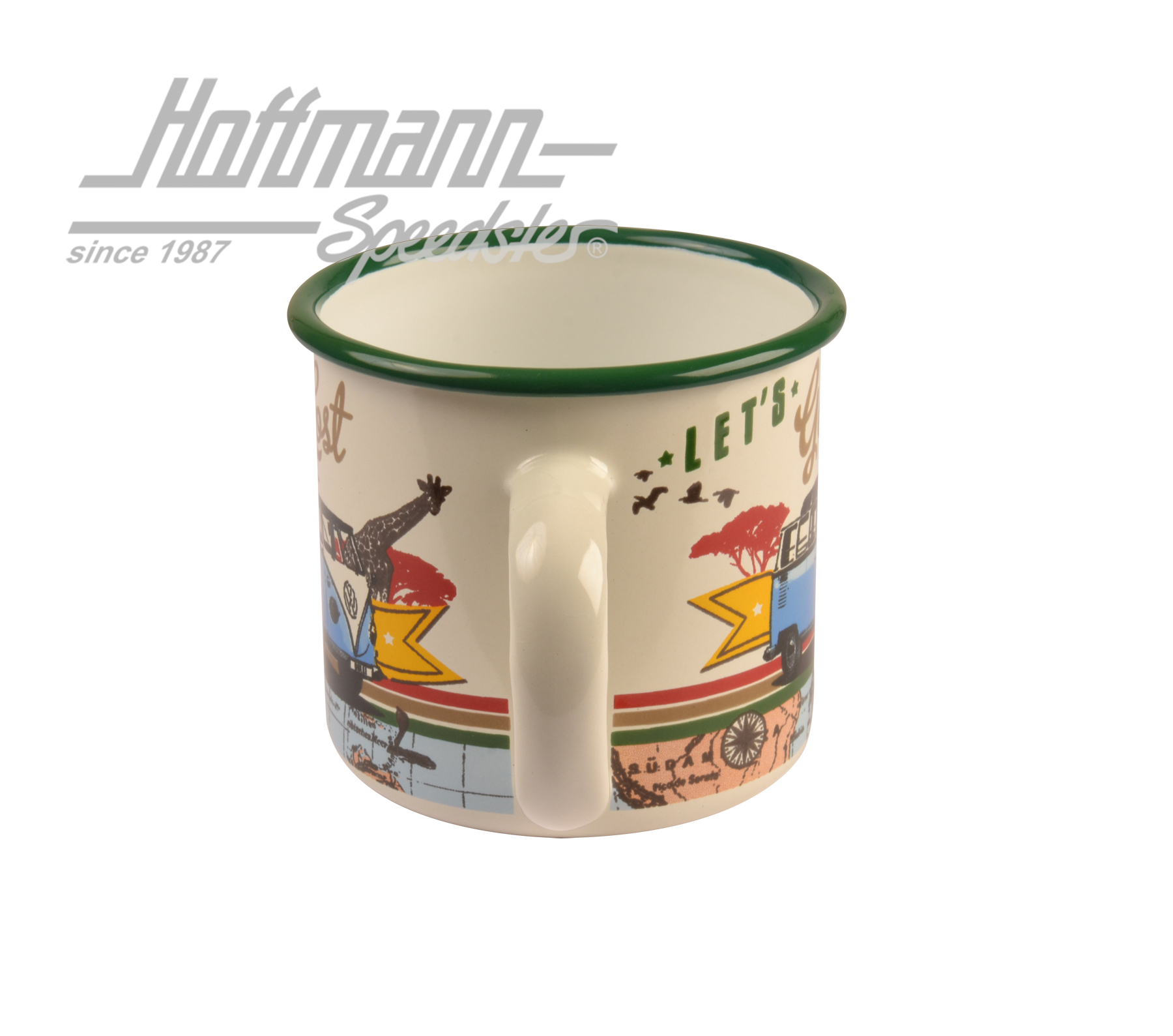 Taza de chapa, Bulli,  Let´s Get Lost                                                               