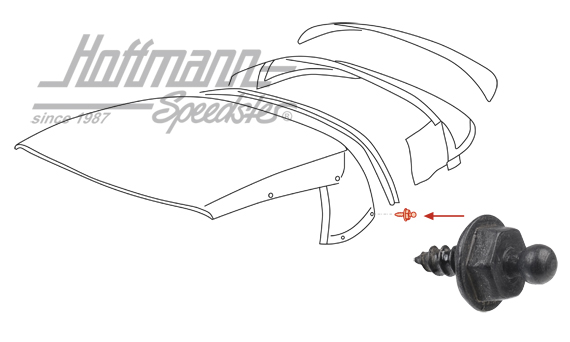 Parte inferior tornillo Tenax, 4.2 x 10, negra                                                      