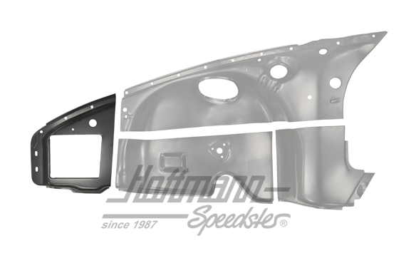 Soporte parachoques, panel lateral anterior, 69-73, izquierda                                       