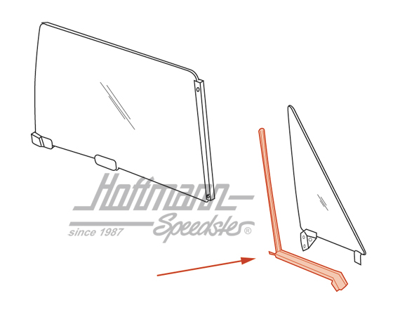 Junta de ventana triangular
, 914, derecha                                                         