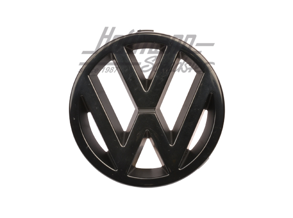 Emblema, anterior, negro, 125 mm | 251 853 601 A | 370-3832