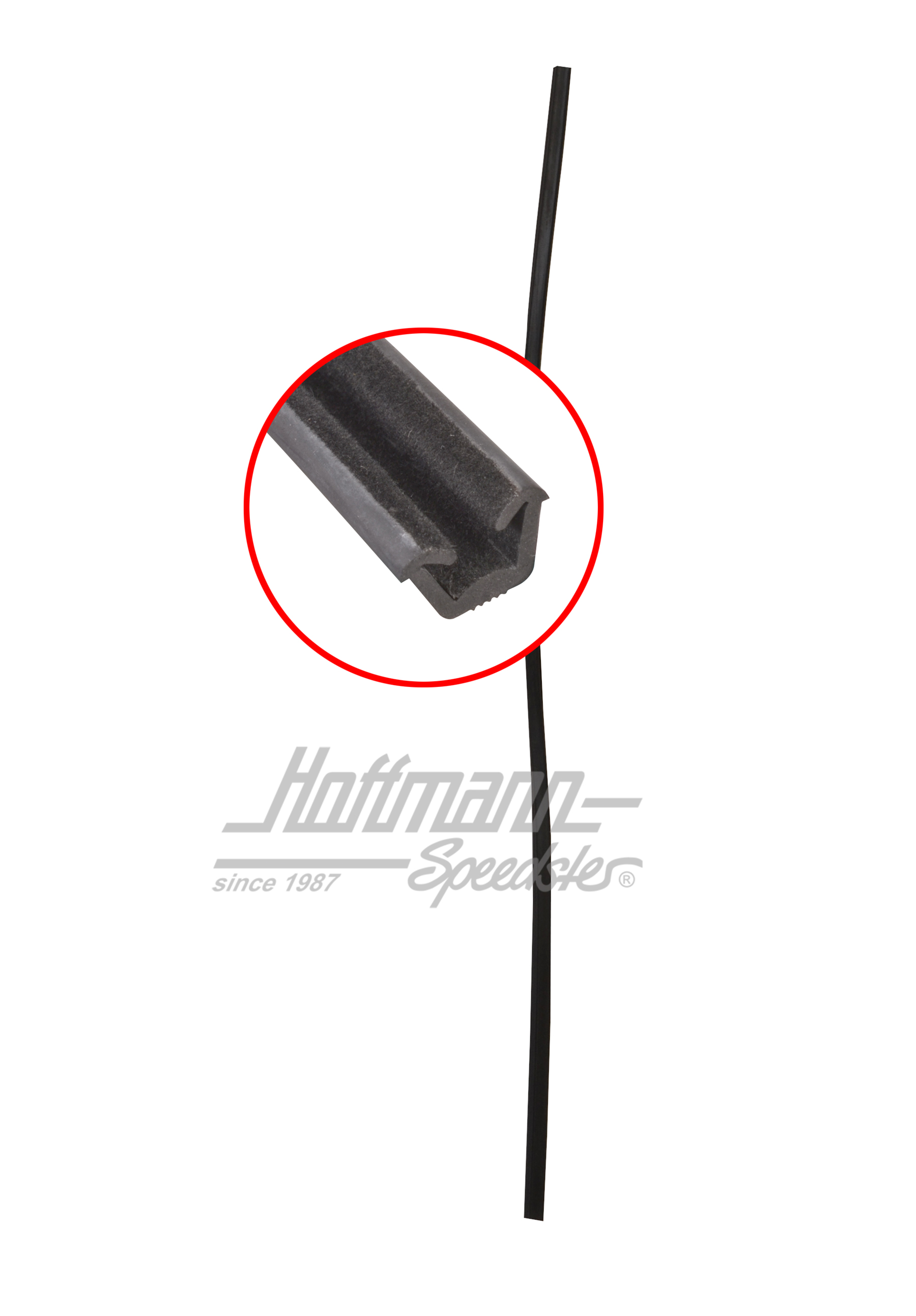 Junta, cristal accionamiento manual, anteriore, 356 B/C 
                                          