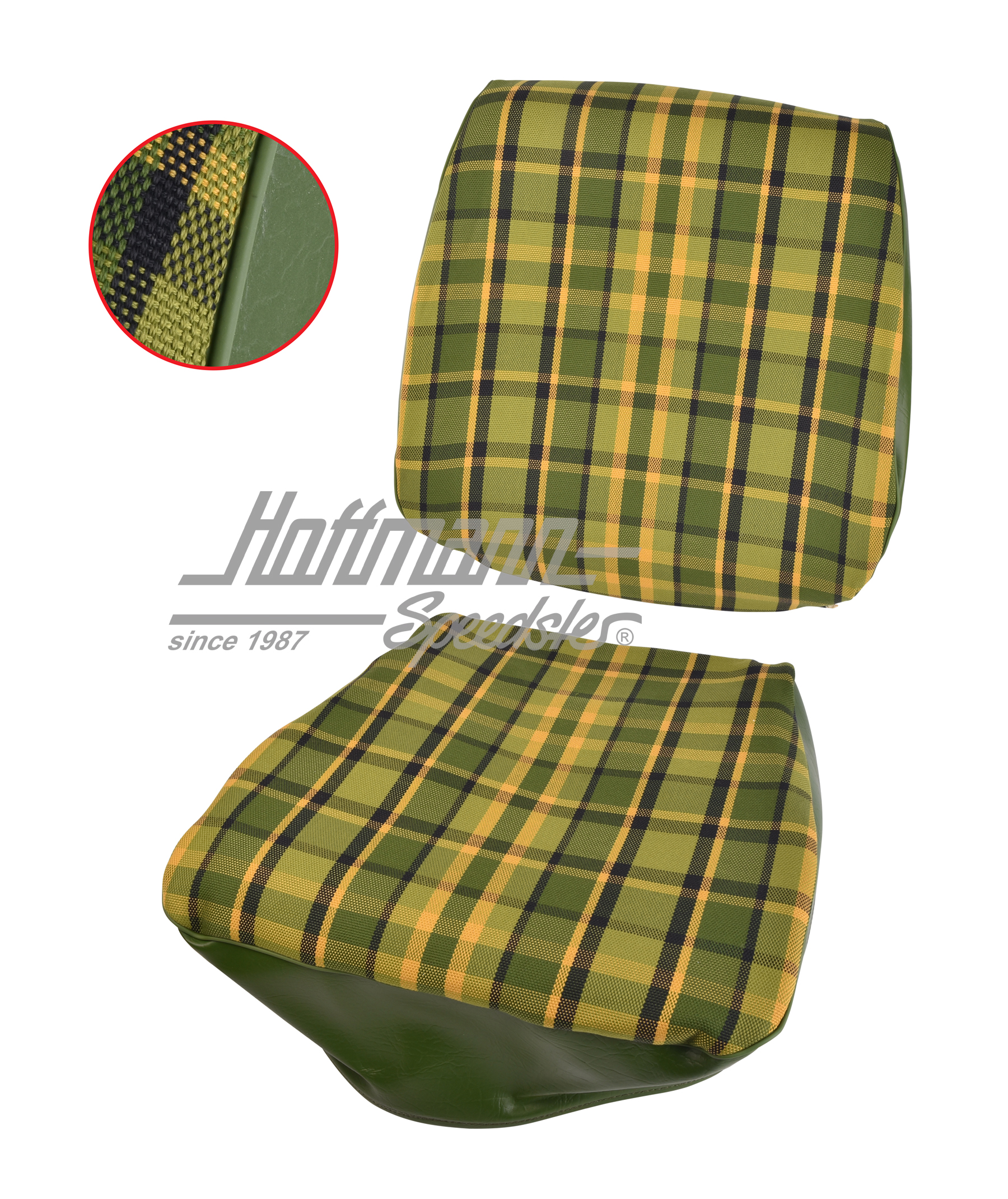 Funda para asiento, Westfalia, verde/amarillo, 74-79 |  | 098-1275-56