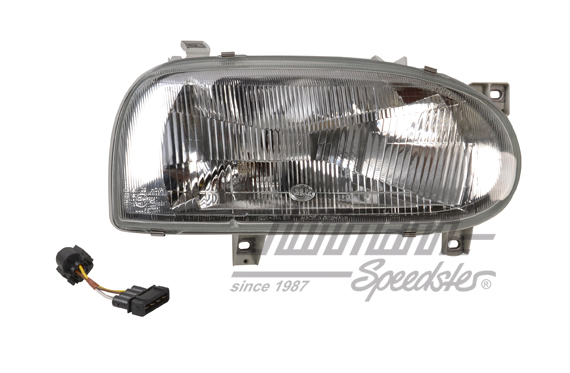 Faro, Golf 3, -92/-97, Hella, derecha | 1AJ 007 235-281 | 219-3705-02