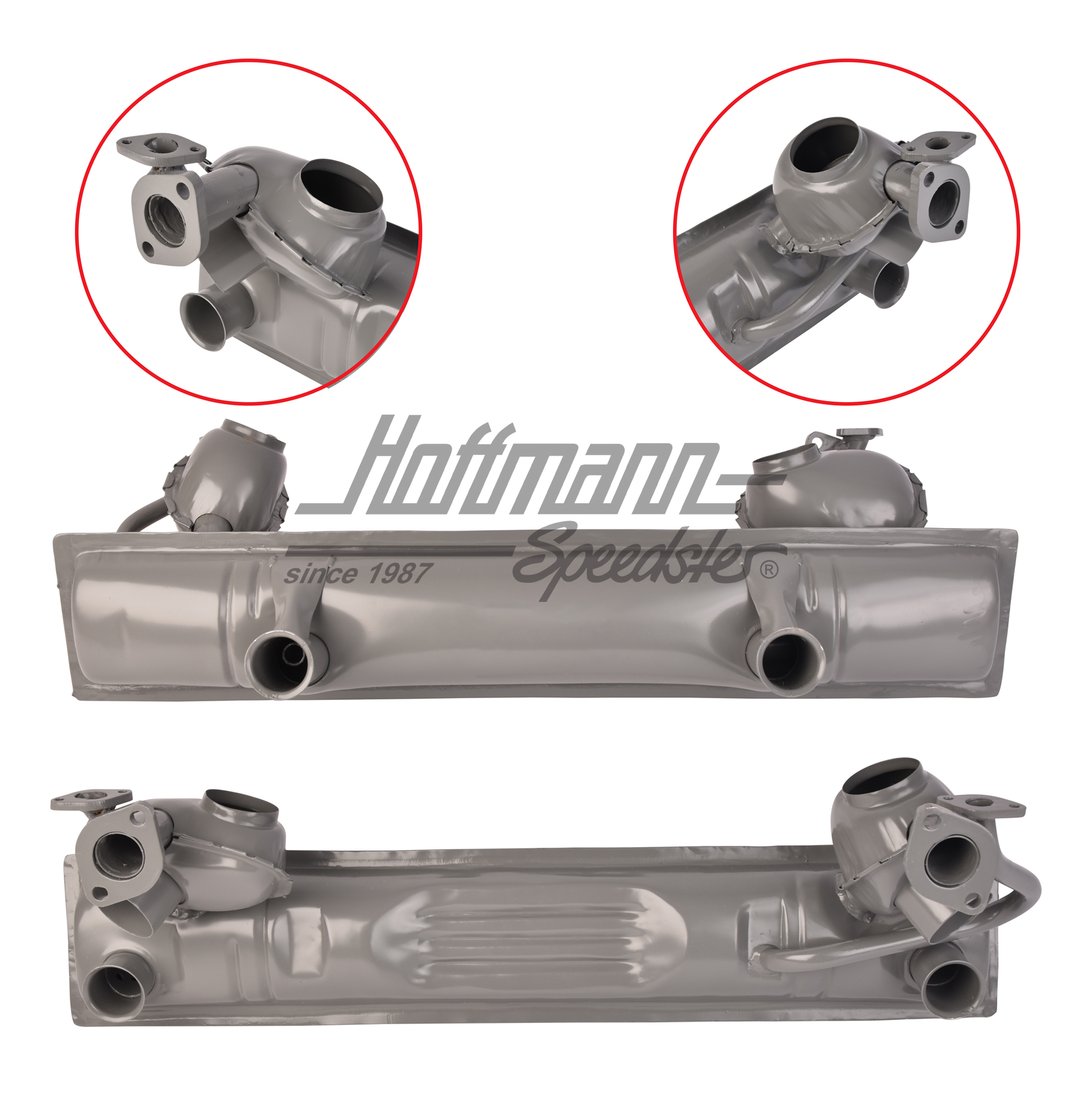 Silenciador de escape, 25KW/34CV, 1.63- | 113 251 053 D/L | 020-3408