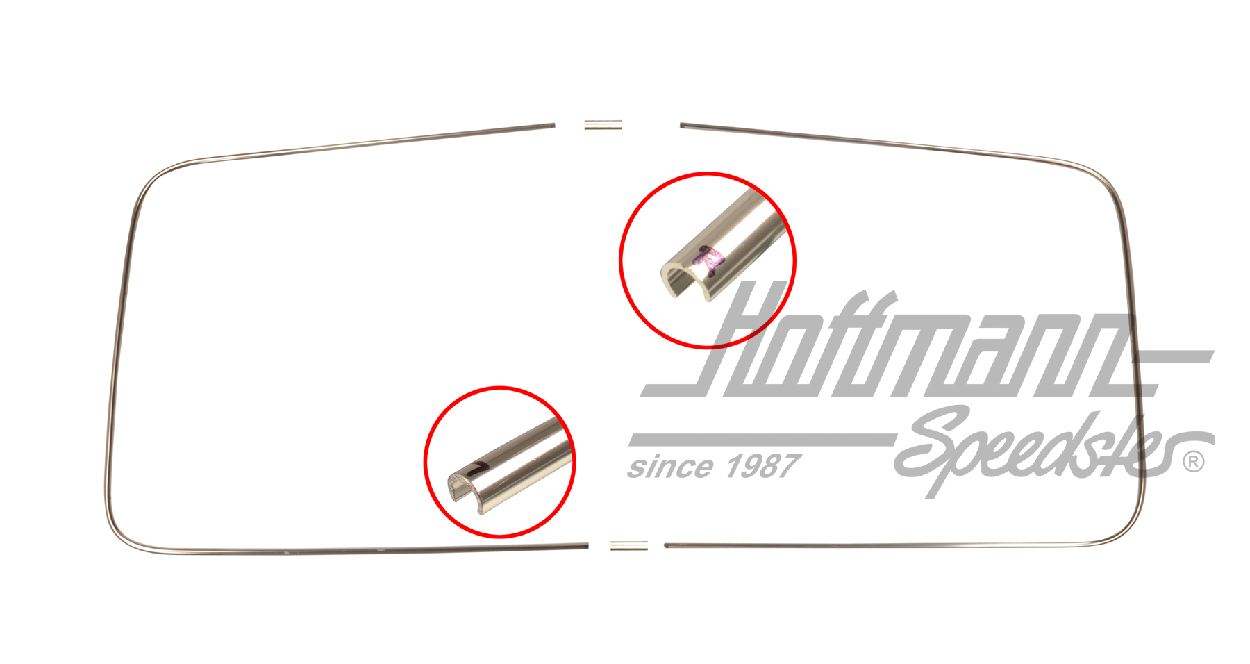 Marco decorativo de alumino, luneta trasera, Variant | 365 583 355 | 069-8456