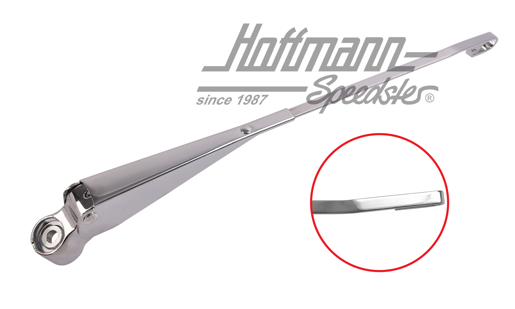 Brazo del limpiaparabrisas, 8.72-, 1303, derecha, cromado | 133 955 410 | 020-4800-02