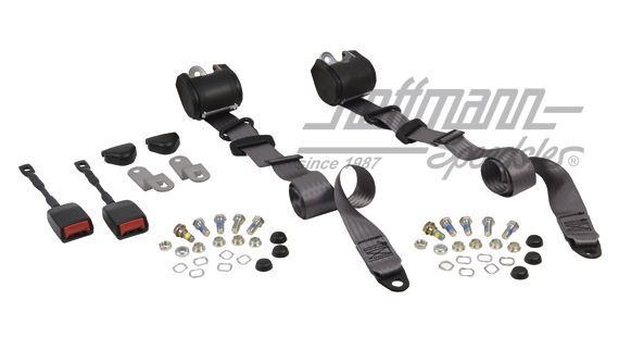 Cinturón de seguridad automático, delantero, Sedán / Cabrio, gris | DE0573-01KS | 045-9180-04