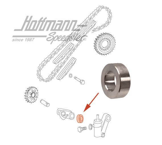 Casquillo distanciador, tensor de cadena,  911, 78-83                                               