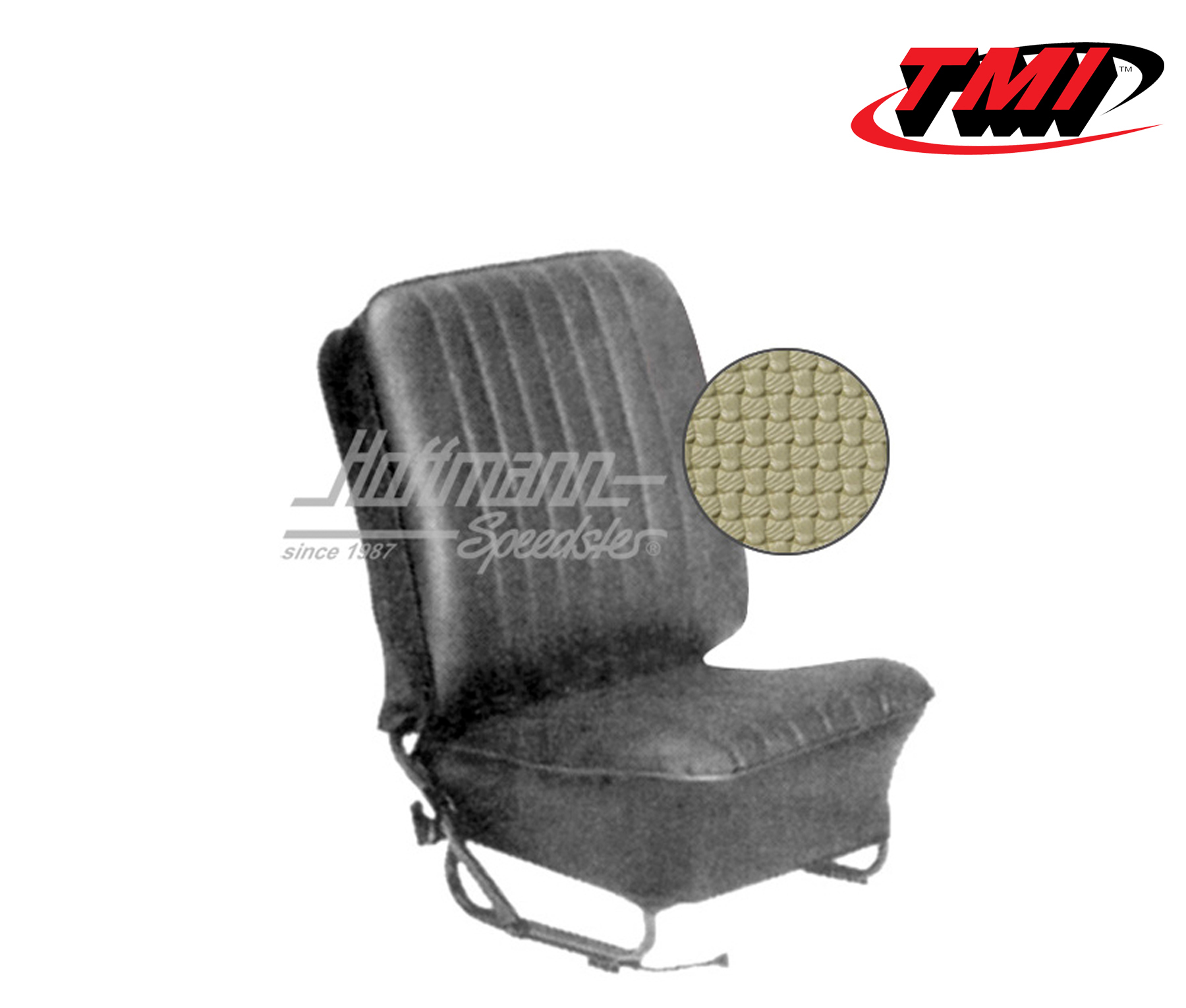 Fundas de asientos, Cabriolet, 57-64, tejido de cesta, beiges | 43-1322-04 | 055-6630
