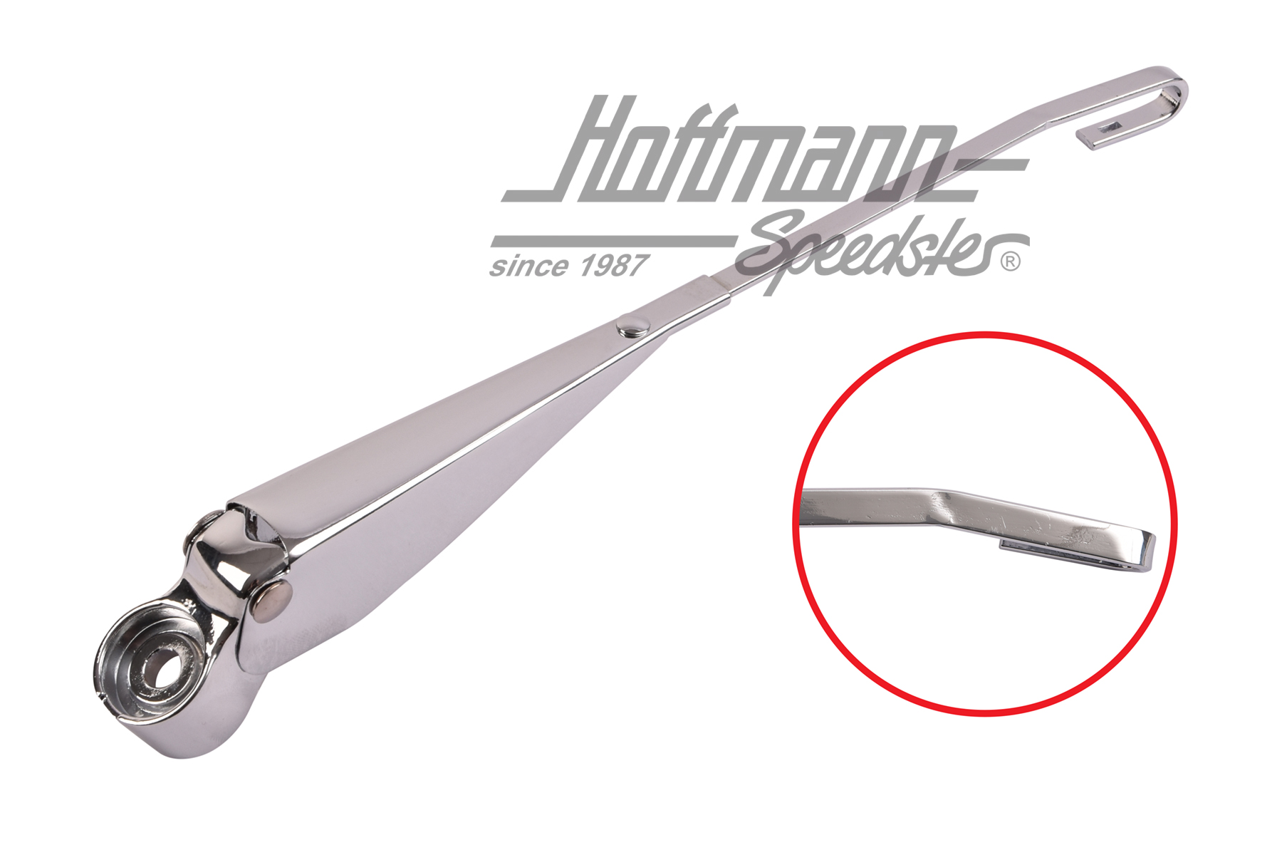 Brazo del limpiaparabrisas, 8.72-, izqda., cromado | 111 955 407 H | 020-4793-01