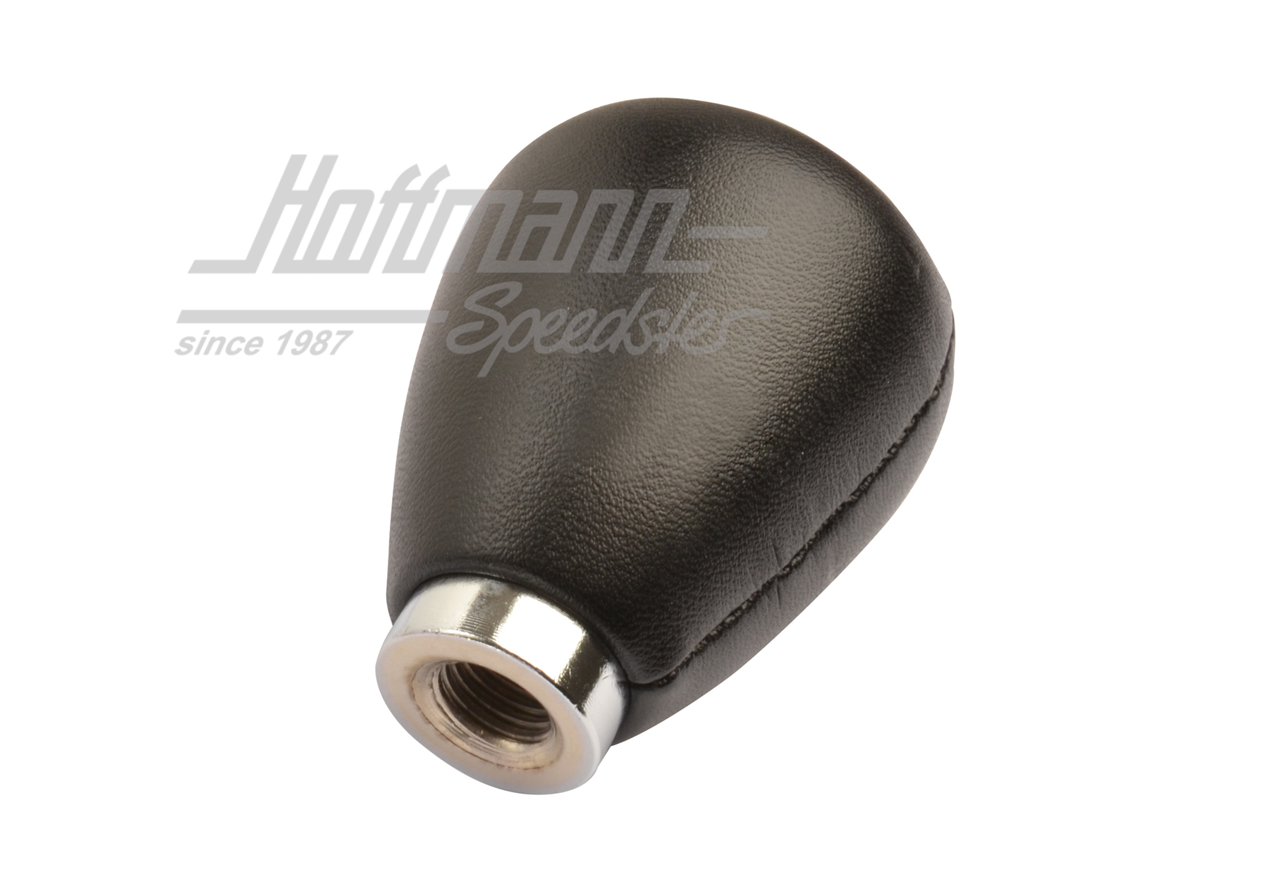 Pomo de la palanca de cambio, con esquema de conexiones, vinilo, negro                              