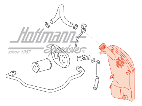 Depósito del aceite, Porsche, 3.0-3.2, 78-89                                                        