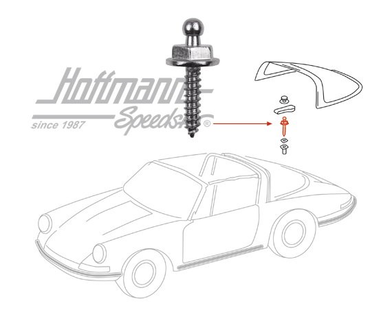 Parte inferior tornillo Tenax, 4.2 x 16, cromado                                                    