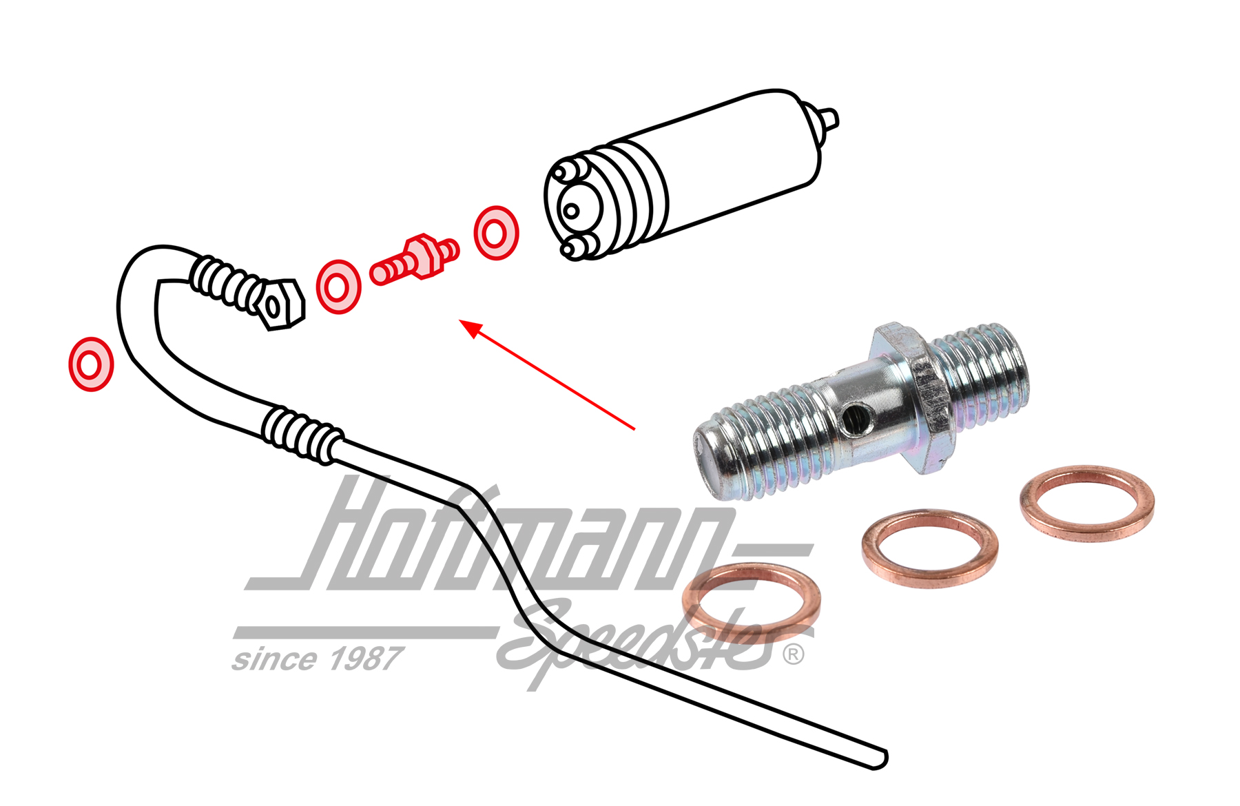 Válvula de conexión, bomba de gasolina
, 964/993                                                   