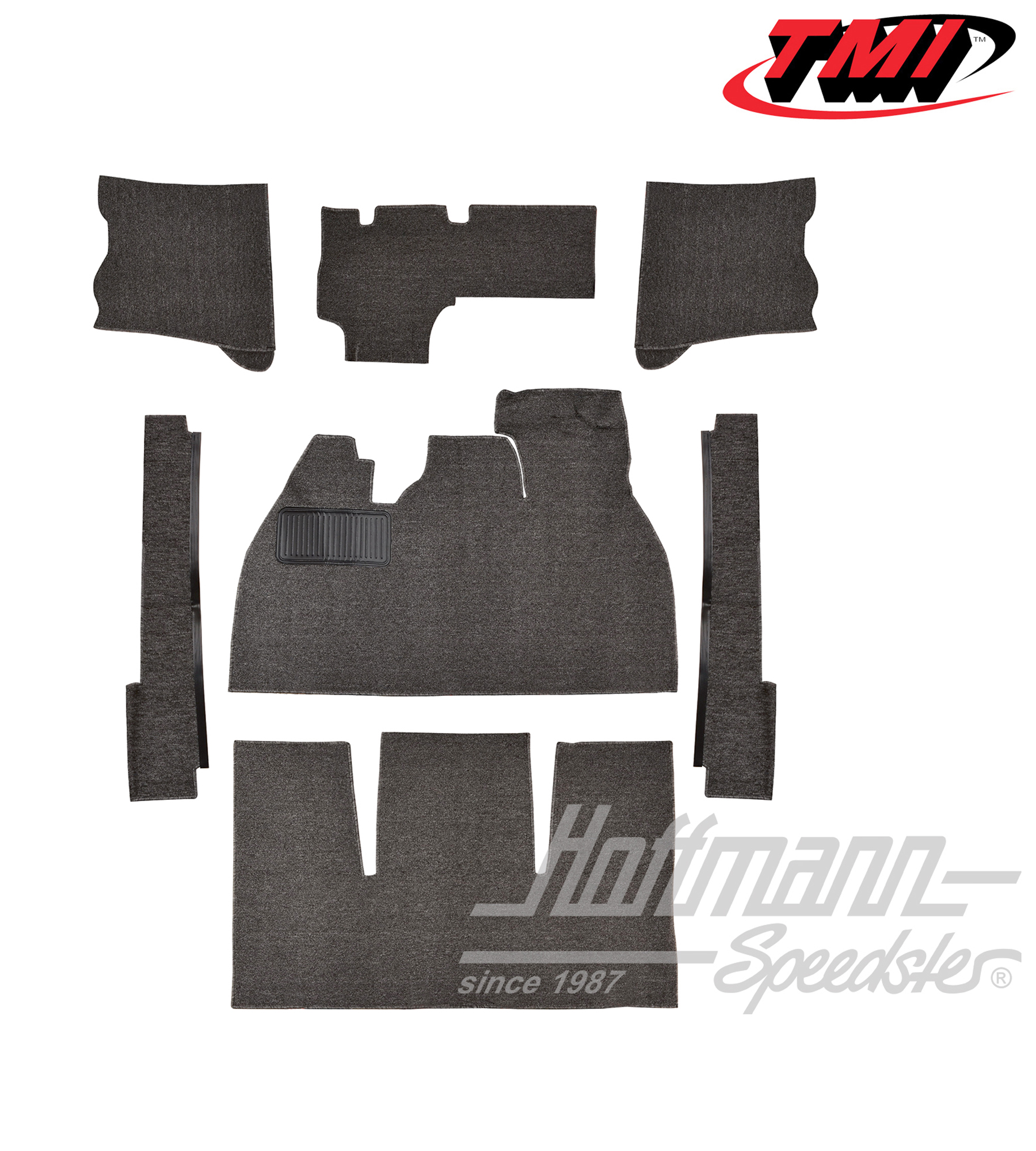 Juego de alfombrillas, Sedán, gris, 8.68-7.72 | 34-F1108-407 | 020-5322