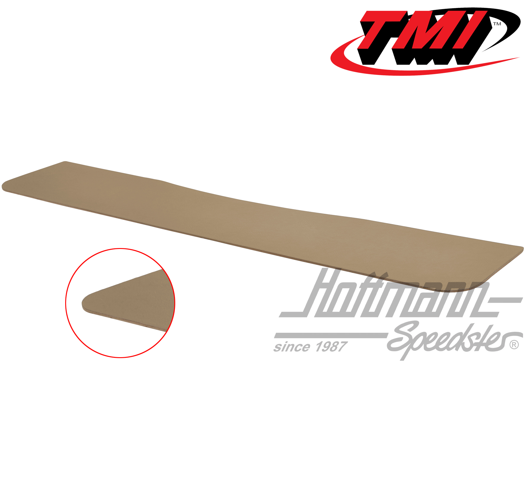 Panel, respaldo banco de asiento, superior, -62, beige | 10-2139-14 | 098-0714-05