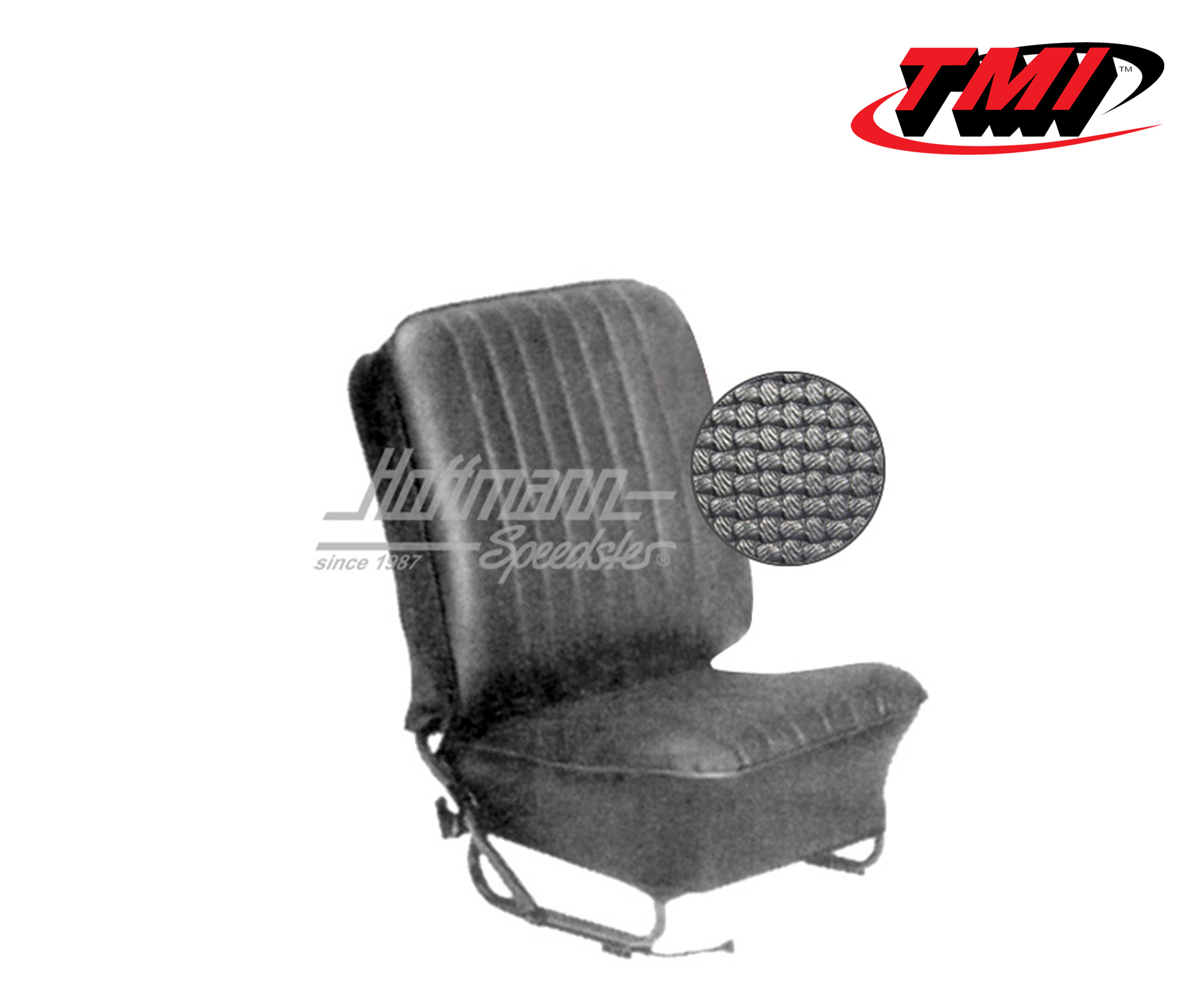 Fundas de asientos, Sedán, 57-64, tejido de cesta, negro | 43-1123-01 | 055-5640