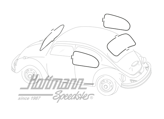 Juego de marco decorativo de aluminio , 8.57-7.64 | 113 898 455 B | 020-5670