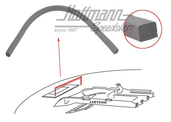 Junta, en el conducto de aire, 55-67, universal | 211-773A | 089-1412-20