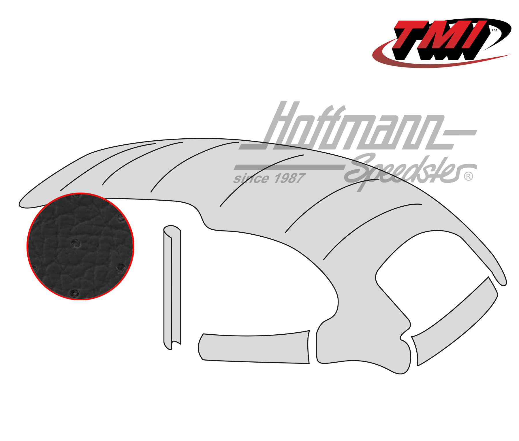 Techo, universal, perforado, negro, 8.67- | 20-1103-45 | 055-7140