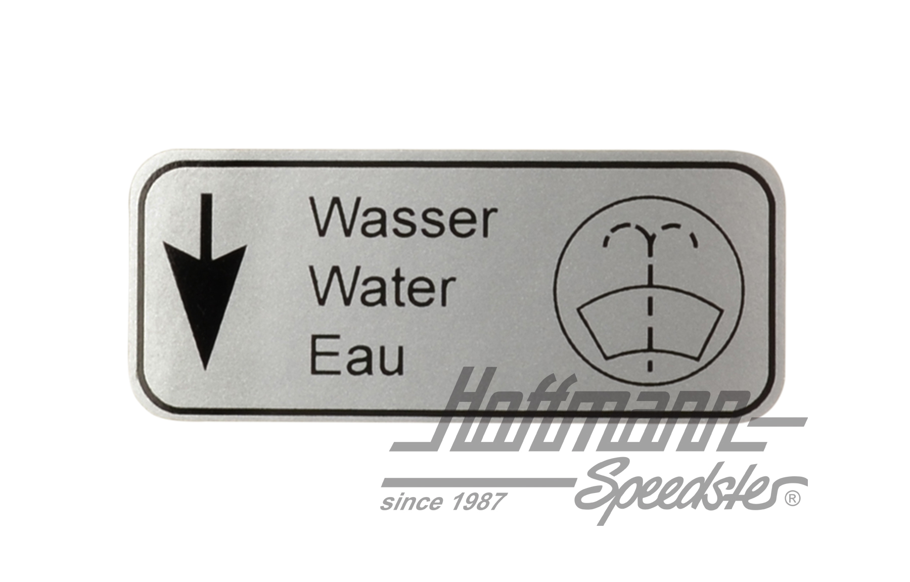 Pegatina "Wasser", depósito líquido lavaparabrisas | AC853976 | 021-0197-23