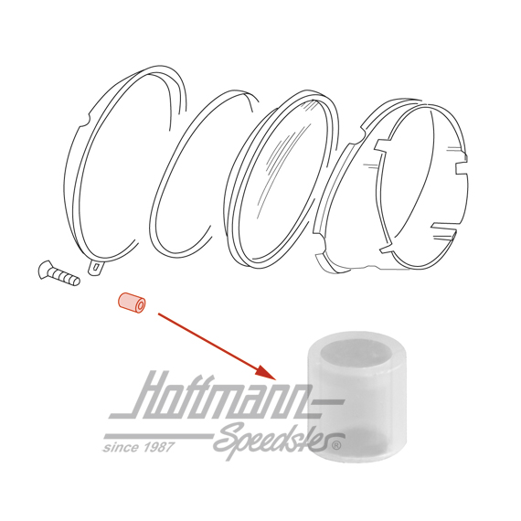 Casquillo distanciador
, tornillo, inferior, -7.67 | 111 941 197 | 020-4410-14