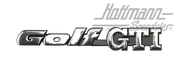 Logotipo, Golf GTI, trasero, Golf 2 y 3 | 1H6 853 687 AD | 208-6520-08