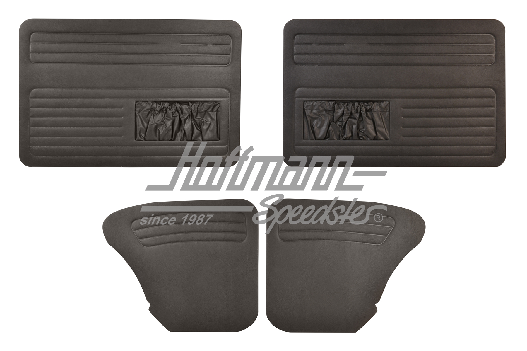 Revestimientos de puerta y laterales, negros, Berlina, 8.66- | 113 898 320 B | 020-0020