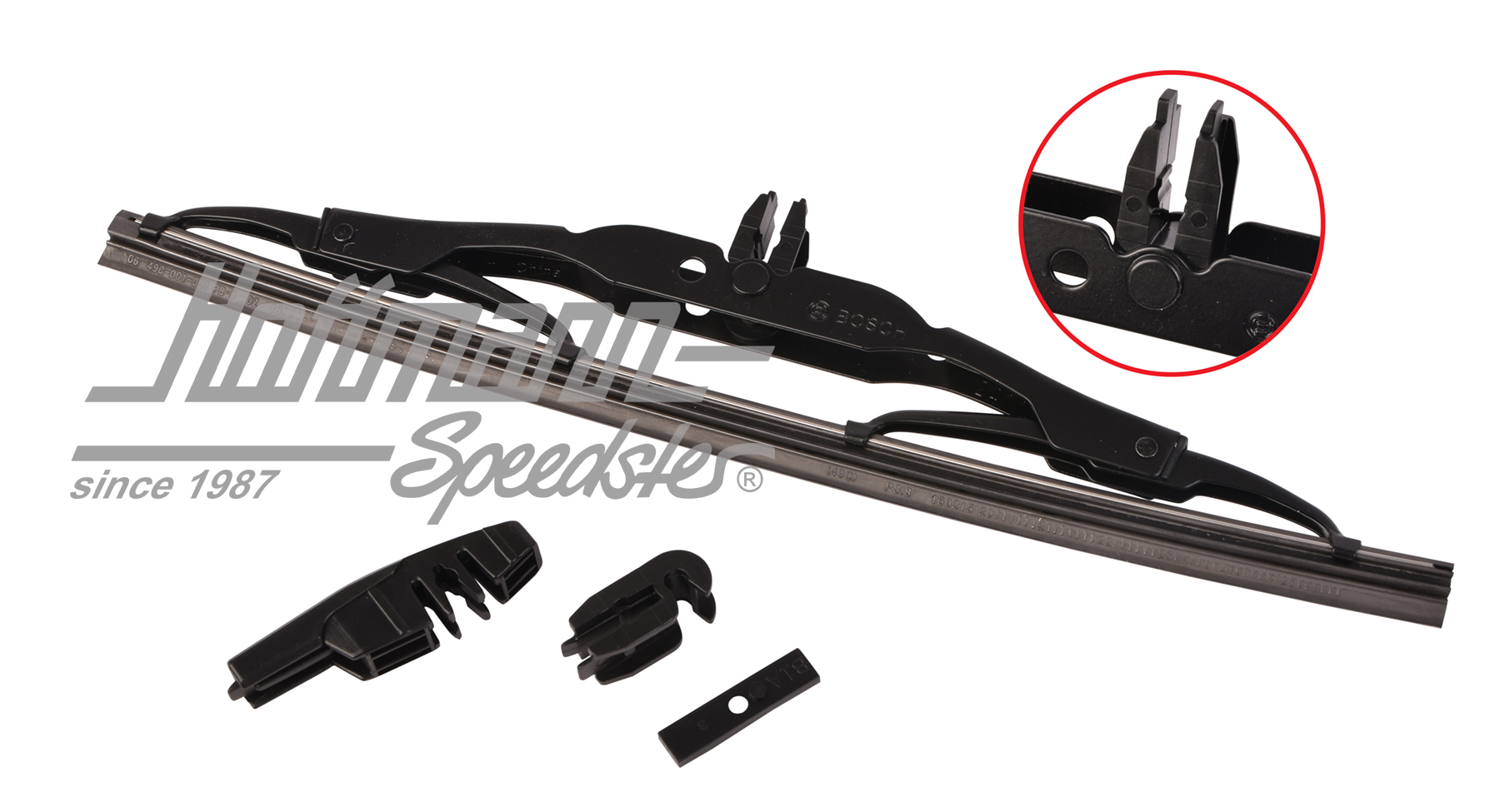 Escobilla de limpiaparabrisas, negra, 255mm, enchufable |  | 045-9269-07