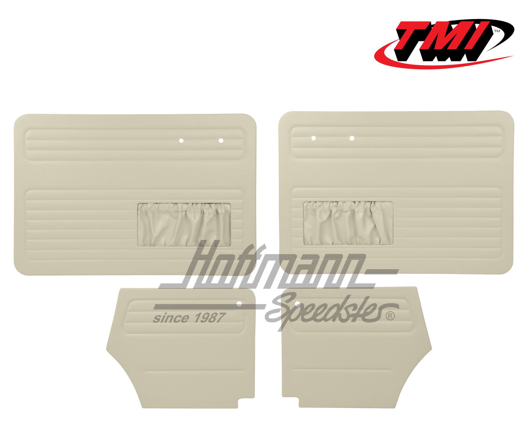 Paneles de puerta y de laterales, Escarabajo Cabriolet, 55-64, blanco antiguo | 10-1327-15 | 055-7554