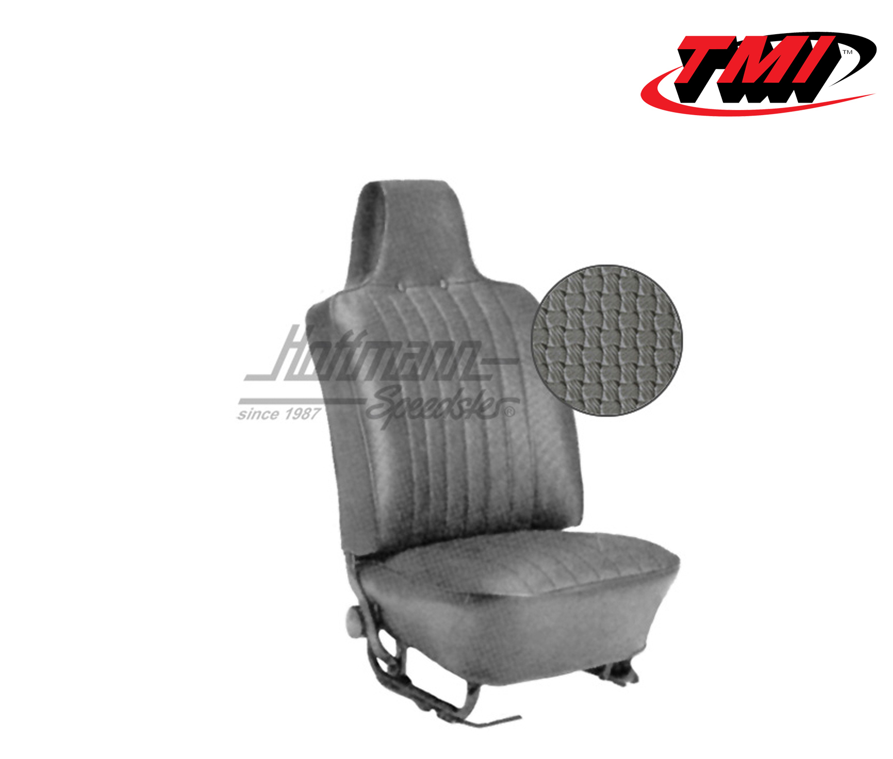 Fundas de asientos, Cabriolet, 69-72, tejido de cesta, gris | 43-1325-06 | 055-6135