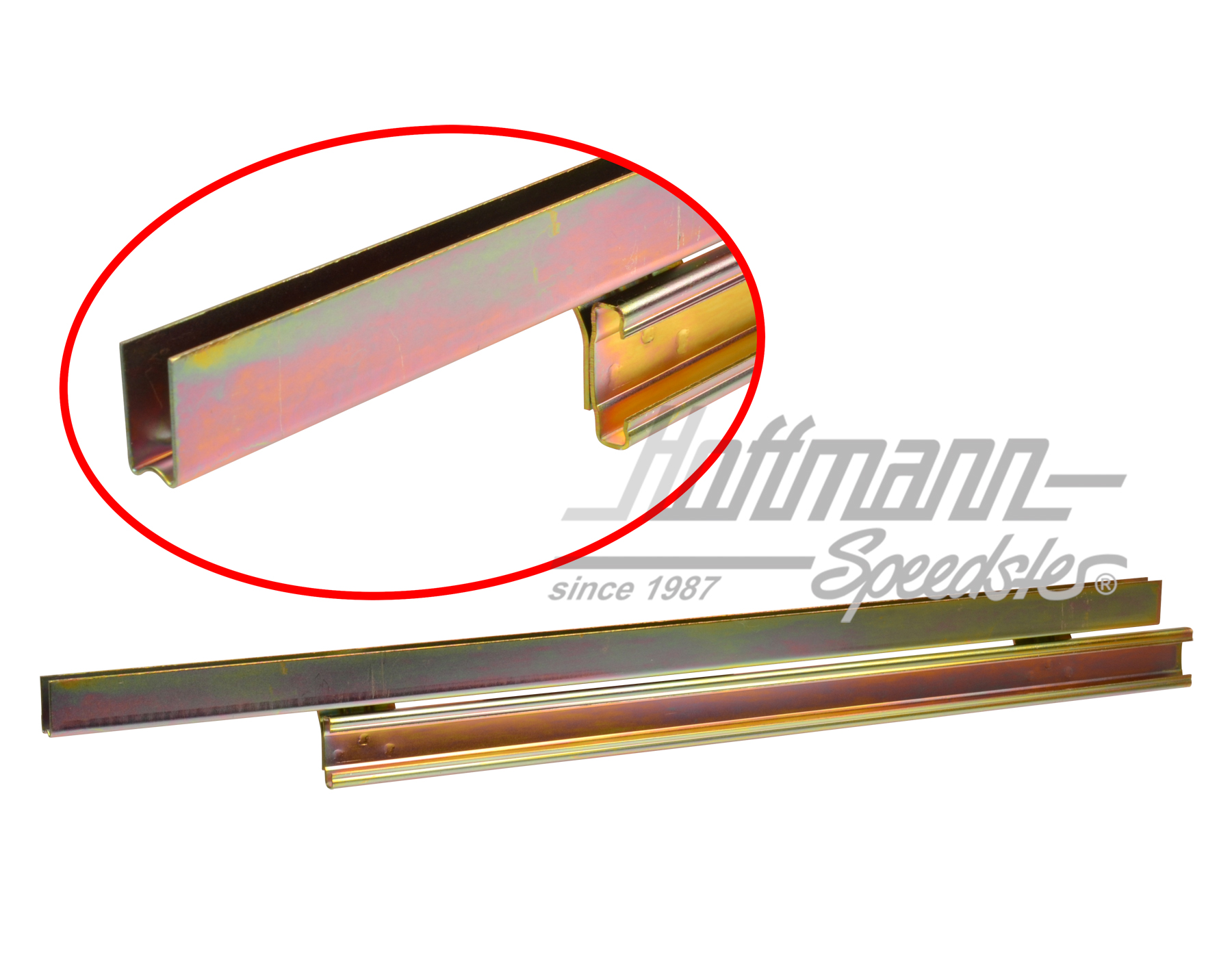 Riel elevalunas, 911 Coupé, 69-94, izquierda | 911 542 057 00 | 512-0206-01