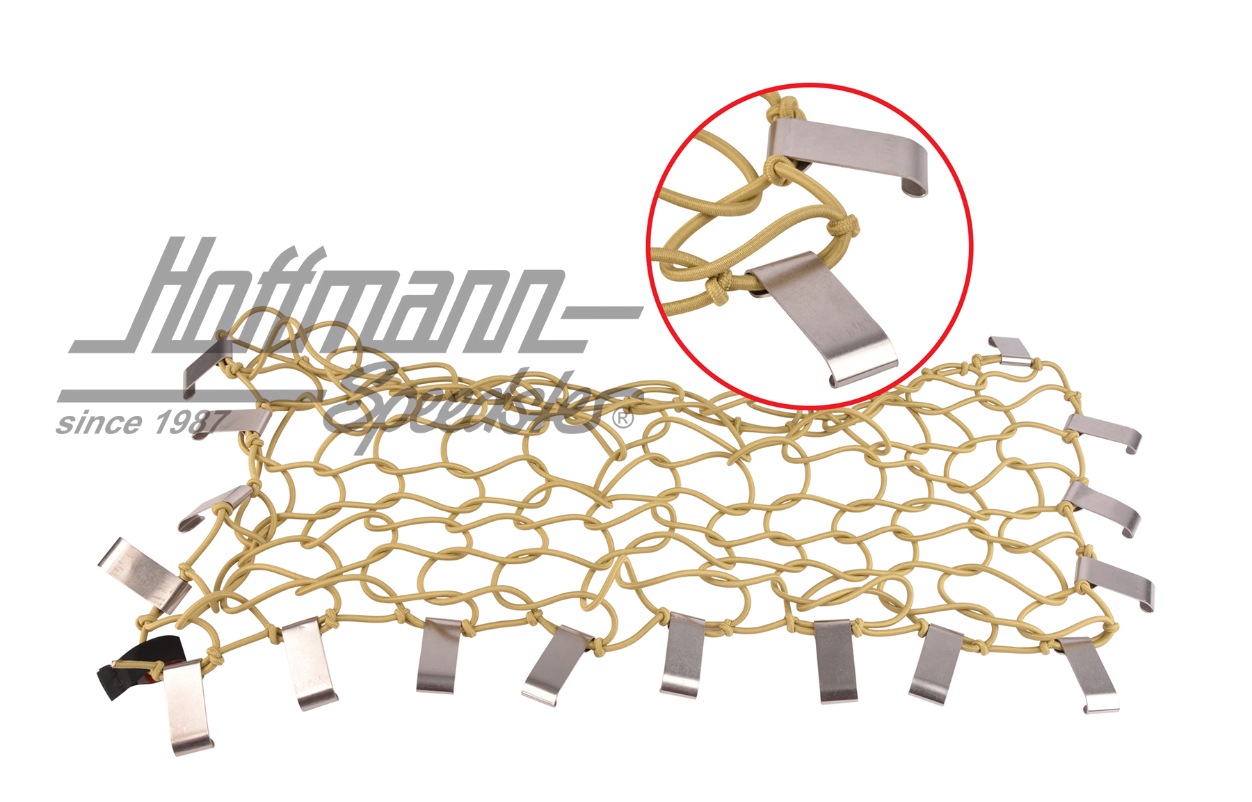 Redecilla de equipaje, interior en el techo, Escarabajo, beige |  | 010-3184-52
