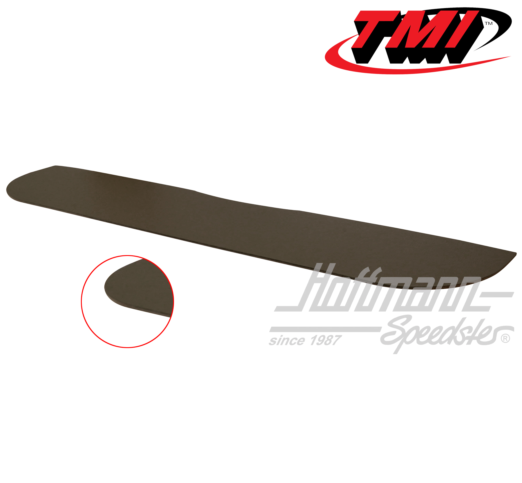 Panel, respaldo banco de asiento, superior, 62-67, negro | 10-2140-11 | 098-0716-01