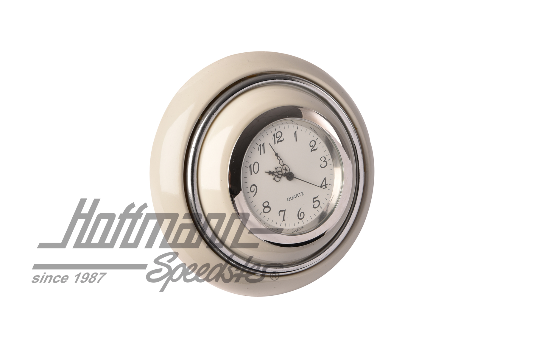 Botón del claxon, con reloj, Escarabajo/Furgoneta, gris | 211 951 CLOCK-GY | 020-1882-12