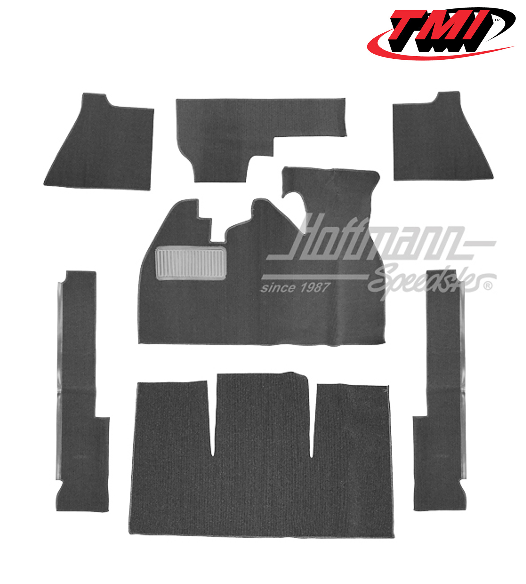 Juego de alfombrillas, Sedán, gris, 1302 | 34-F1212-407 | 020-5324