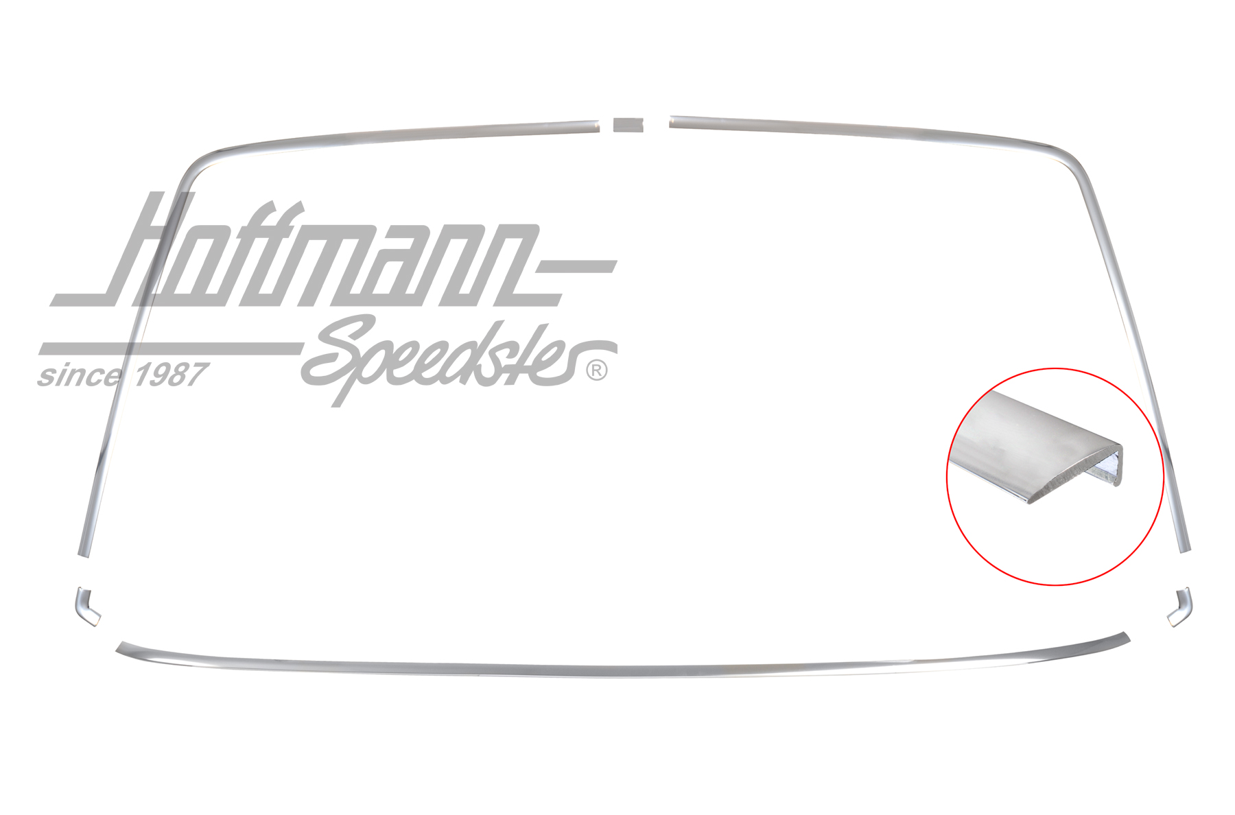 Juego de molduras, parabrisas, 914                                                                  