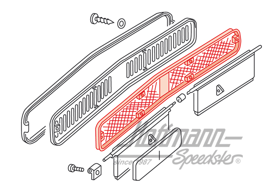 Proteción para rejilla de entrada de aire, 67-72                                                    