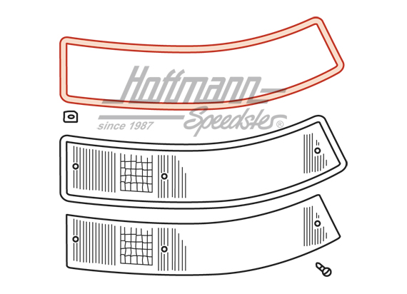 Junta, piloto posterior,  911, 65-68, derecha                                                       