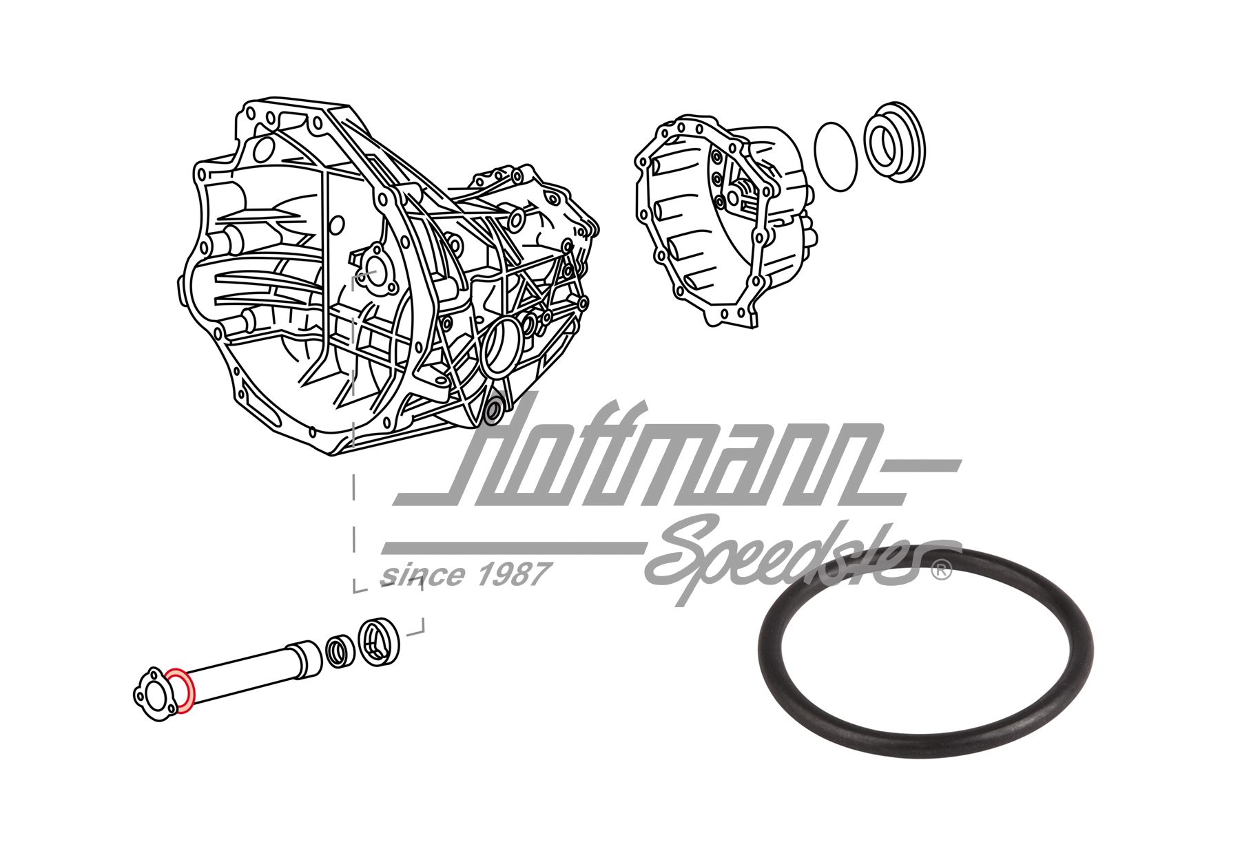 Junta anular
, tubo de protección/árbol principal, 924 | 088 301 699 A | 650-3010-10